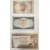 INDIA and PAKISTAN 1940 - 1981 . ONE 1 - FIVE 5 RUPEES BANKNOTES